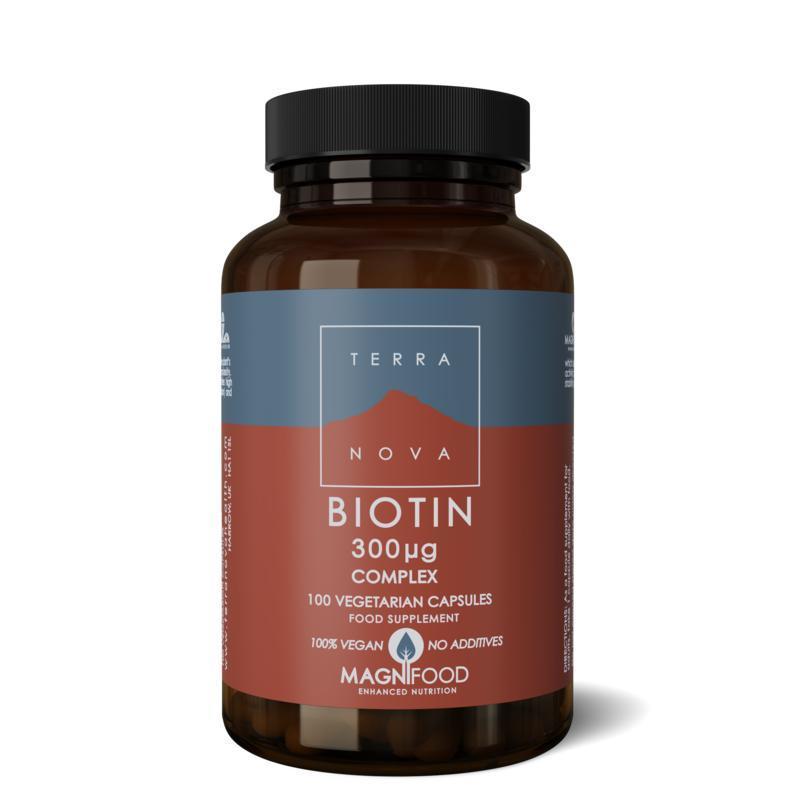 Terranova Biotin 300 mcg complex 100 Capsules