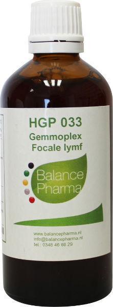 Balance Pharma Gemmoplex hgp033 focale lymf 100ml