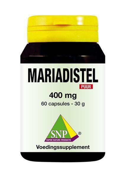 Mariadistel 400 mg puur 60 capsules