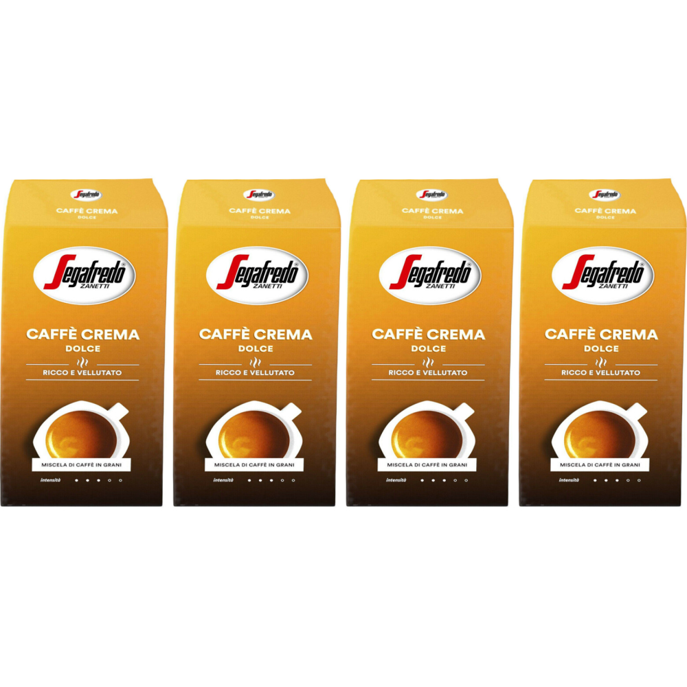 Segafredo  Caffe crema dolce Bonen - 4x 1 kg