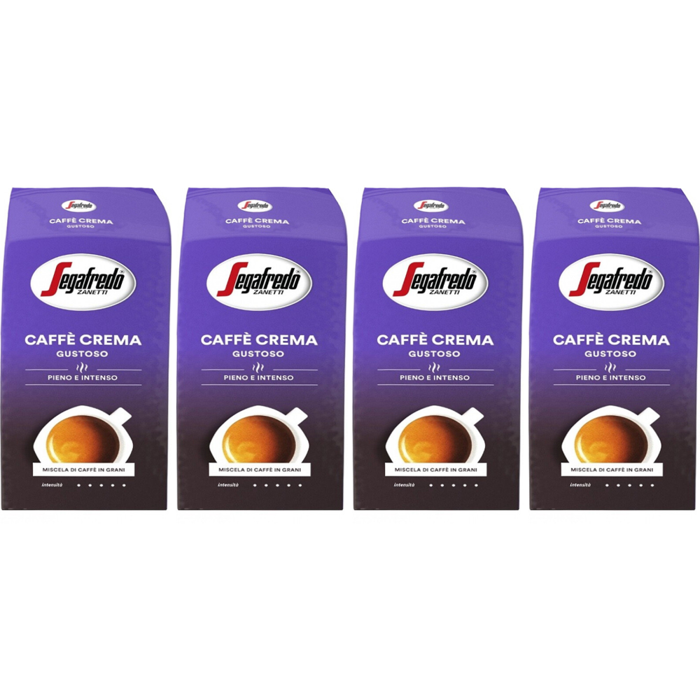 Segafredo  Caffe Crema Gustoso Bonen - 4x 1kg