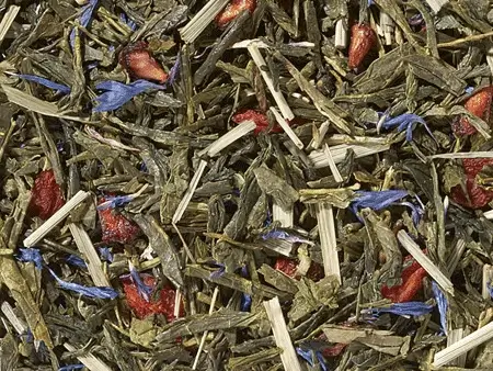 TeaKing Sencha Gojiberry (Granaatappel - Bosbes)
 -
 Groene thee