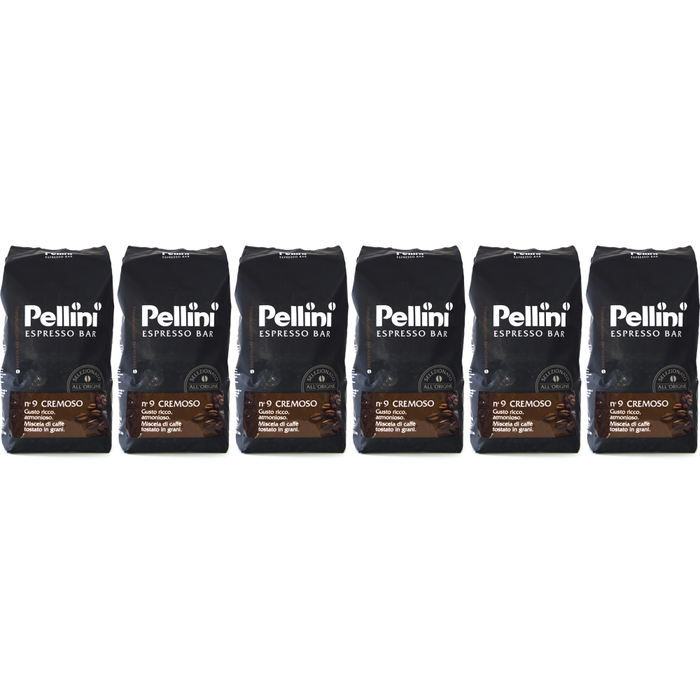 Pellini  Espresso Bar N. 9 Cremoso Bonen - 6x 1 kg