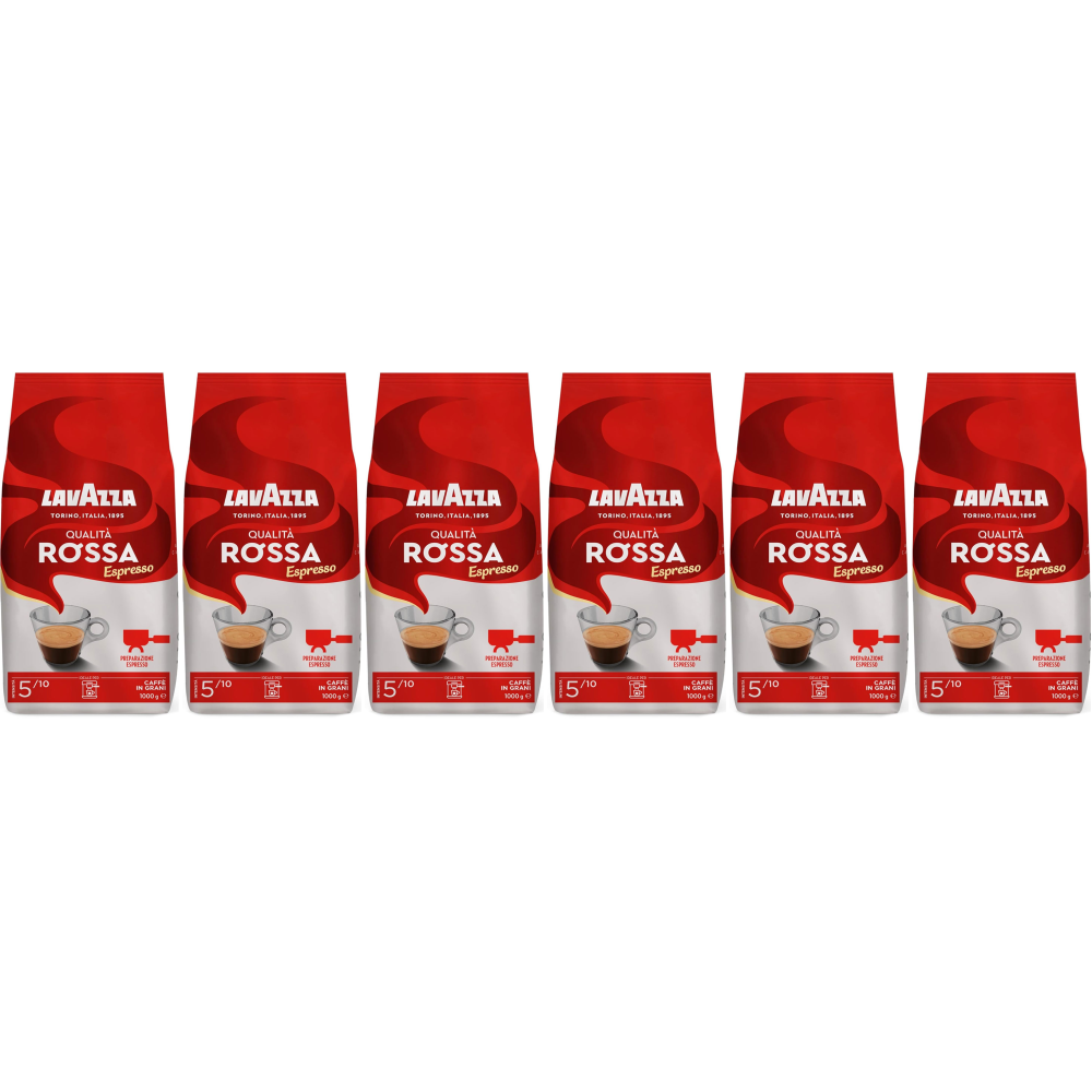 Lavazza  Qualita Rossa Bonen - 6x 1kg