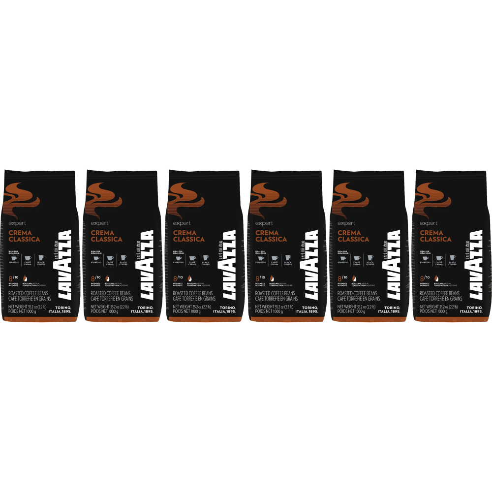 Lavazza  Expert Crema Classica Bonen - 6x 1kg