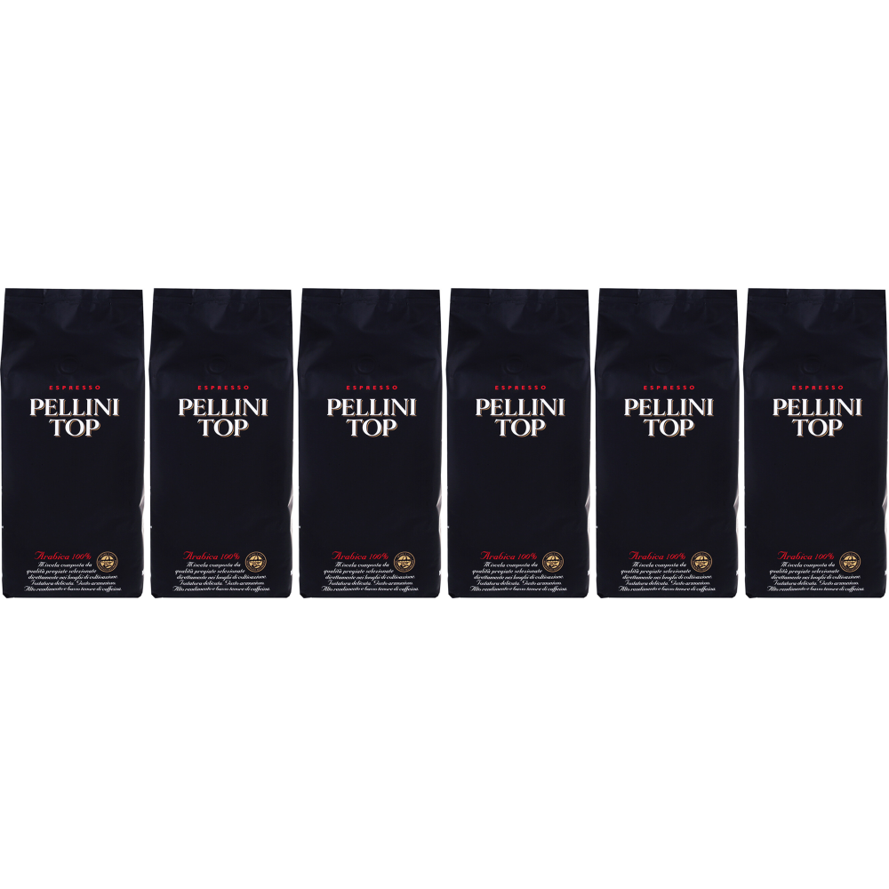 Pellini  TOP 100% arabica Bonen - 6x 1 kg