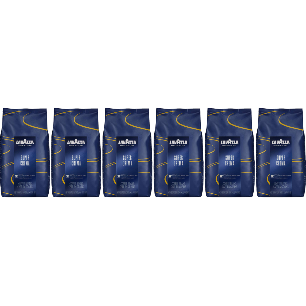 Lavazza  Super Crema bonen - 6x 1kg