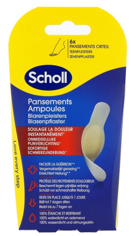 Blarenpleister teen 6 Stuks