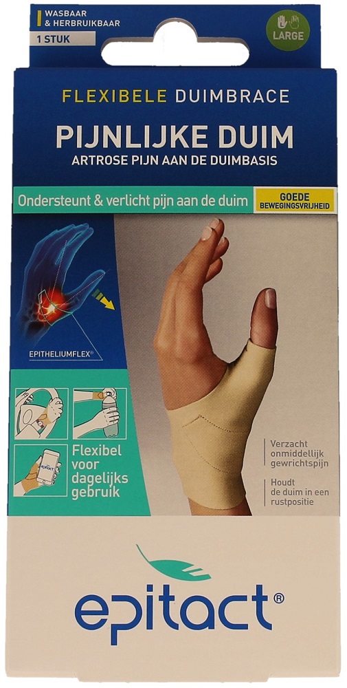 Flexibele Duimbrace Links Maat L