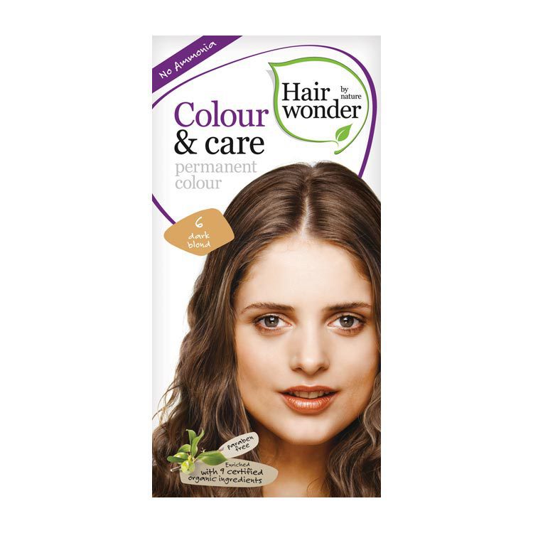 Hairwonder Haarverf color & care dark blond 6 100ml