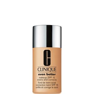 Clinique Foundation Spf 15 24u Langhoudend Waterproof Vermindert Pigmentatie  - Even Better™ Makeup Foundation Spf 15 - 24u Langhoudend & Waterproof - Vermindert Pigmentatie WN 80 Tawnie