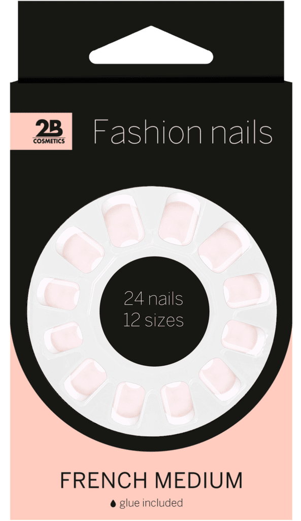 Nails French Medium