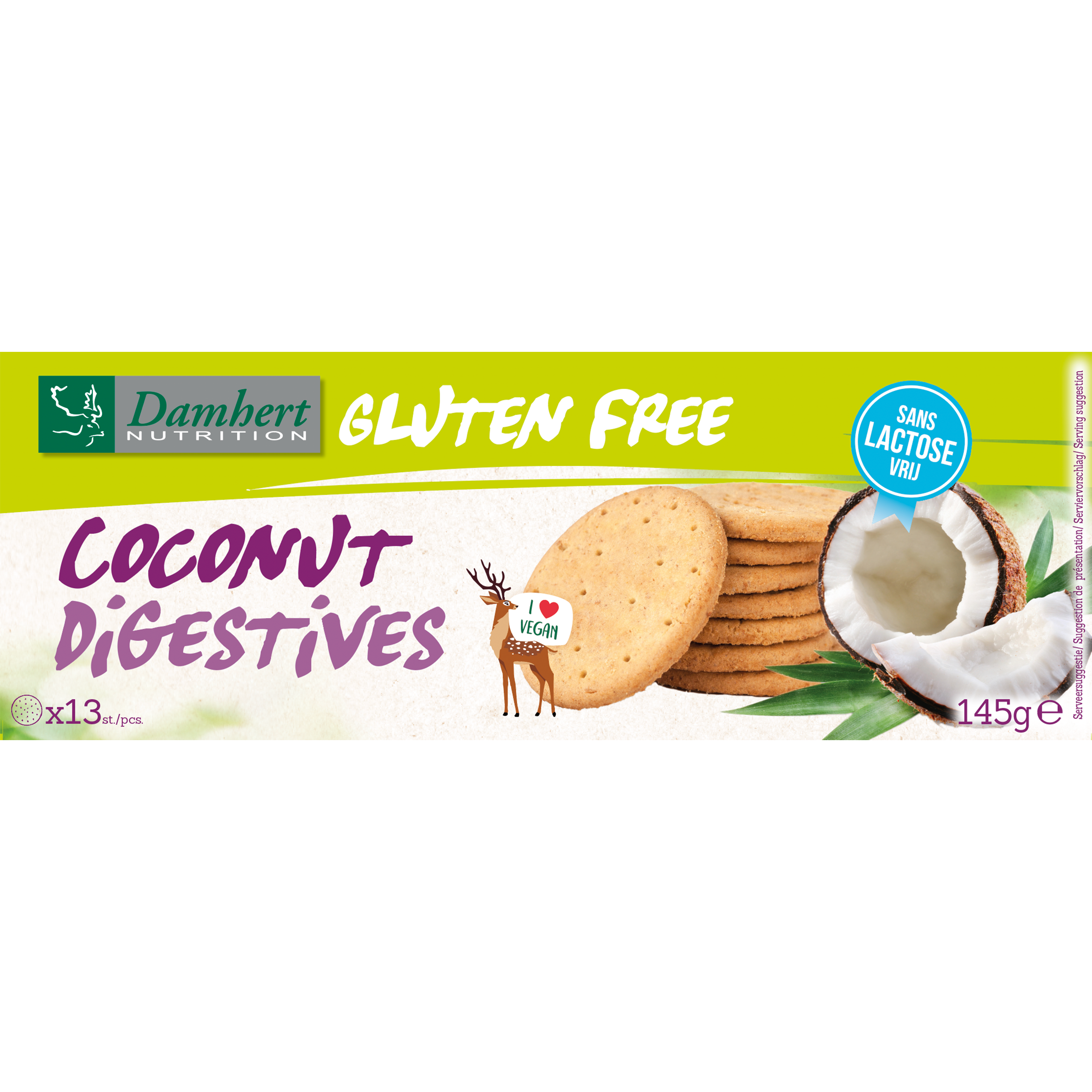 Damhert Gluten Free Coconut Digestives
