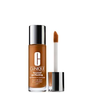 Clinique Foundation Concealer In 1 24u Langhoudend Hydraterend  - Beyond Perfecting™ Foundation + Concealer Foundation & Concealer In 1 - 24u Langhoudend & Hydraterend WN 118Â Amber