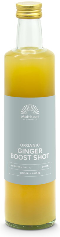 Organic ginger + boost shot 500ml
