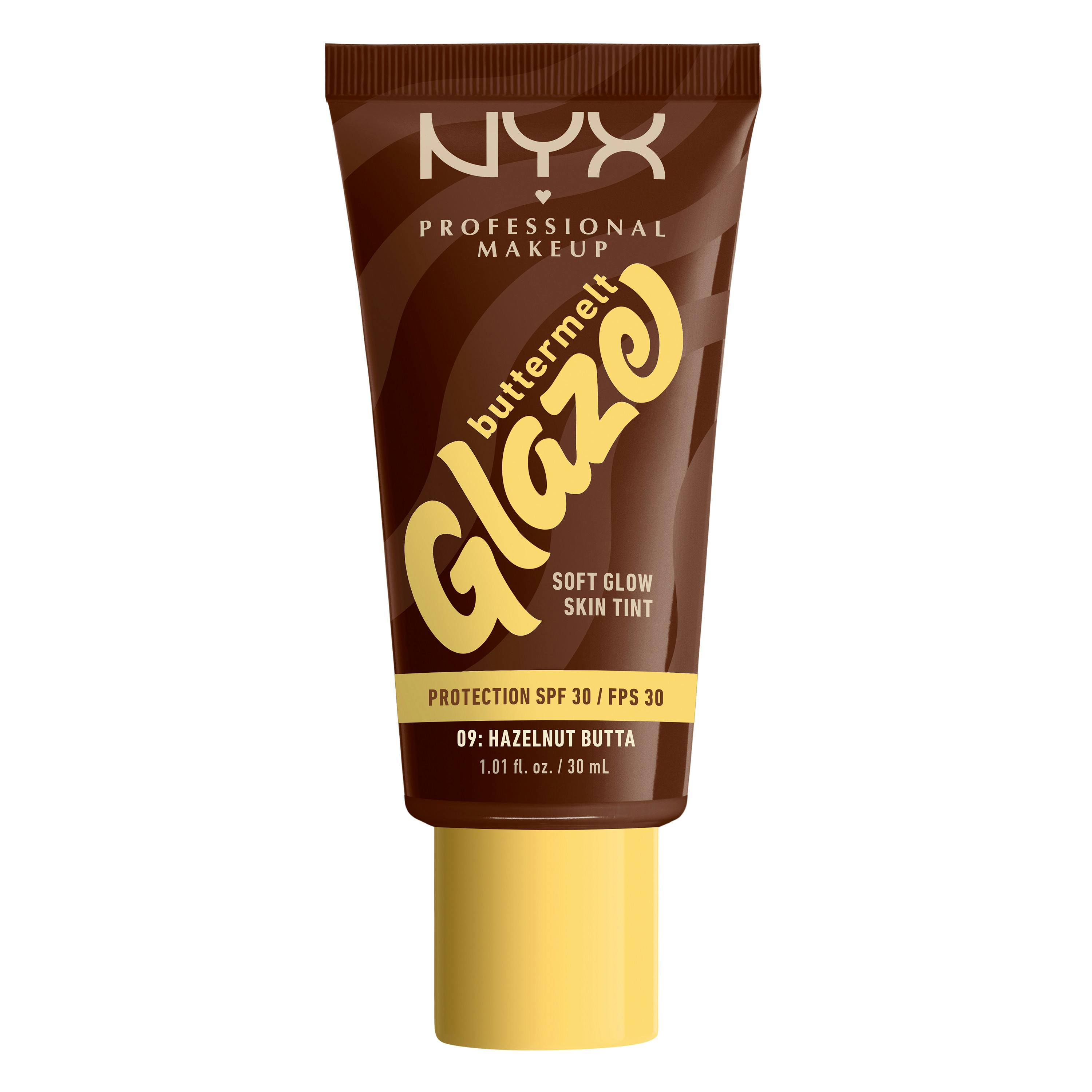NYX Buttermelt Glaze SPF30 Foundation Hazelnut Butta 30 ml