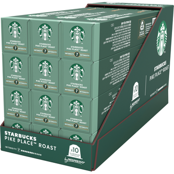 Starbucks  Pike Place Medium Roast by Nespresso - 12x 10 Capsules