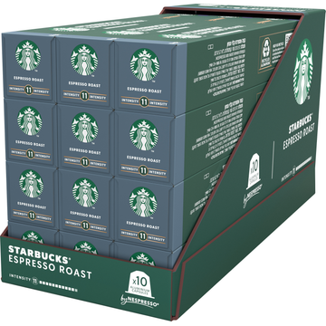 Starbucks  Espresso Dark Roast by Nespresso - 12x 10 Capsules
