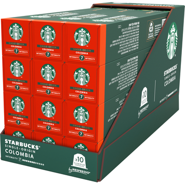 Starbucks  Single Origin Colombia Medium Roast by Nespresso - 12x 10 Capsules