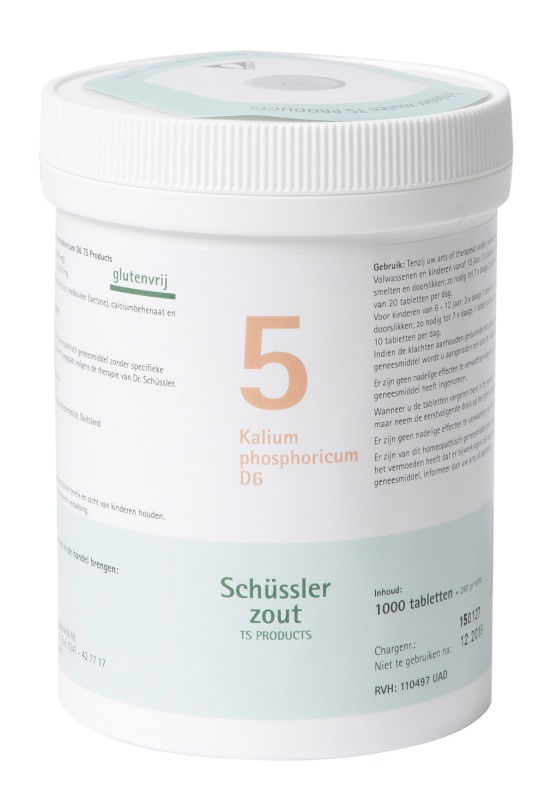 Pfluger Schussler celzout 5 kalium phosphoricum d6 1000t