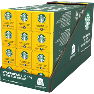 Starbucks  Blonde Espresso Roast by Nespresso - 12x 10 Capsules