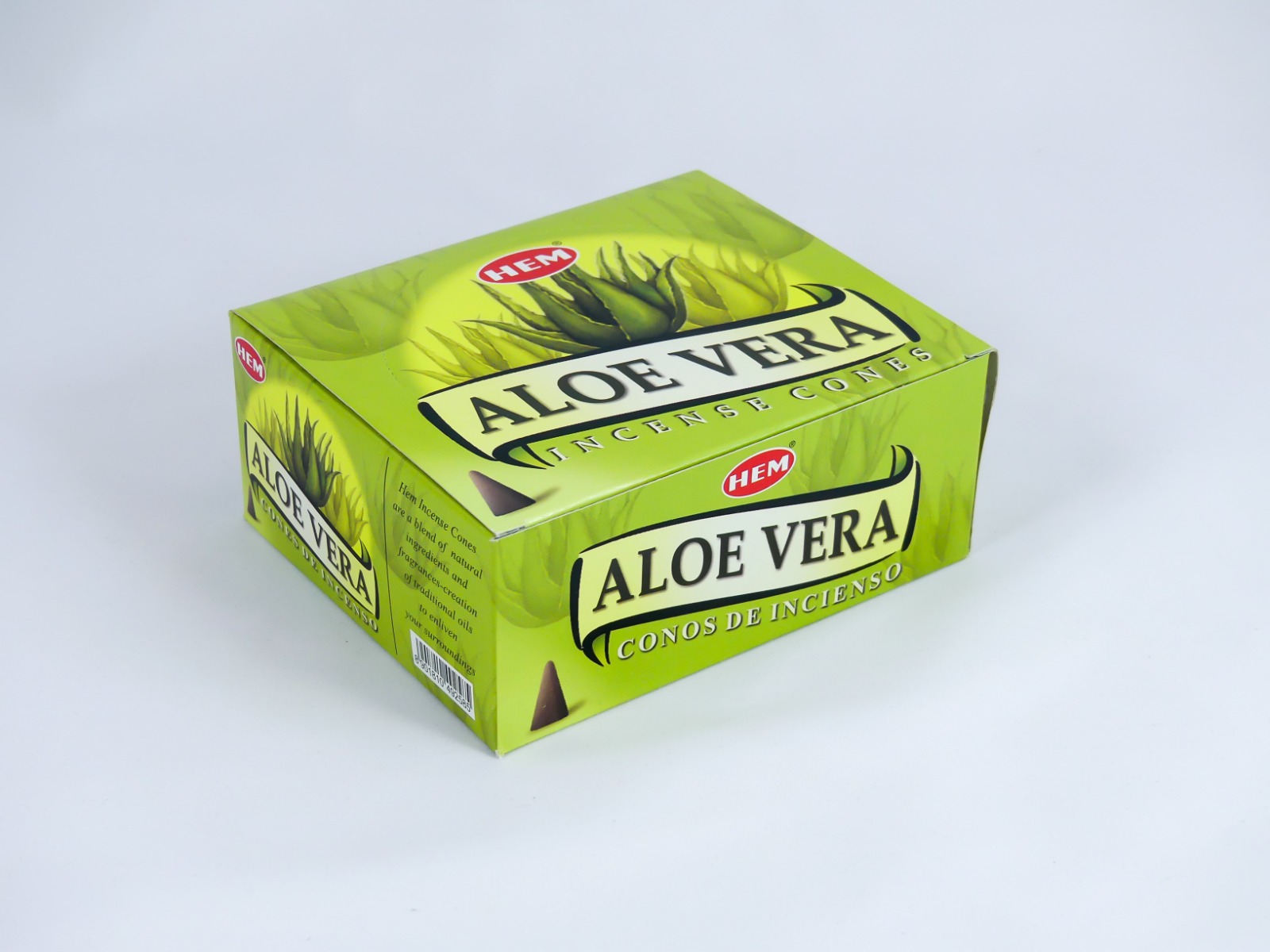 LalaShops HEM Wierook Kegels / Cones - Aloe Vera - Voordeelbox (12 Pakjes / 120 Kegels)