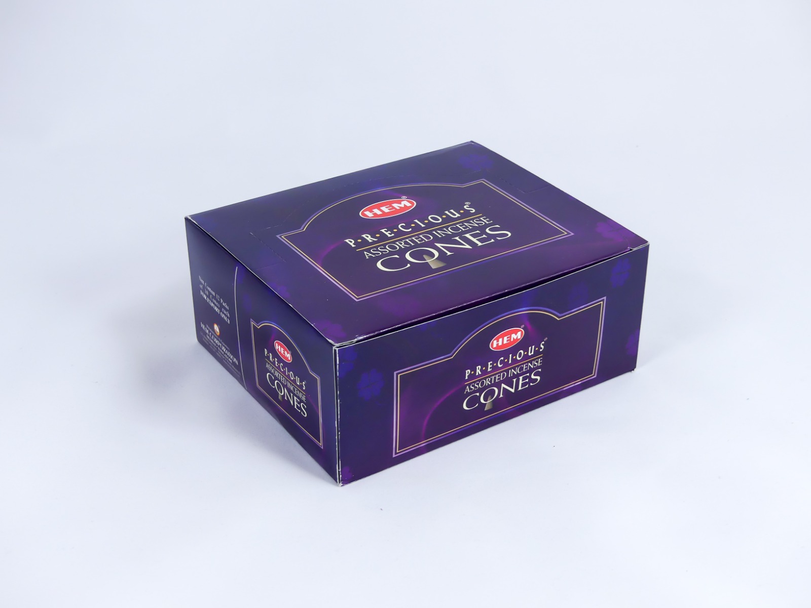 LalaShops HEM Wierook Kegels / Cones - Assortiment / Assorted (Precious) - Voordeelbox (12 Pakjes / 120 Kegels)