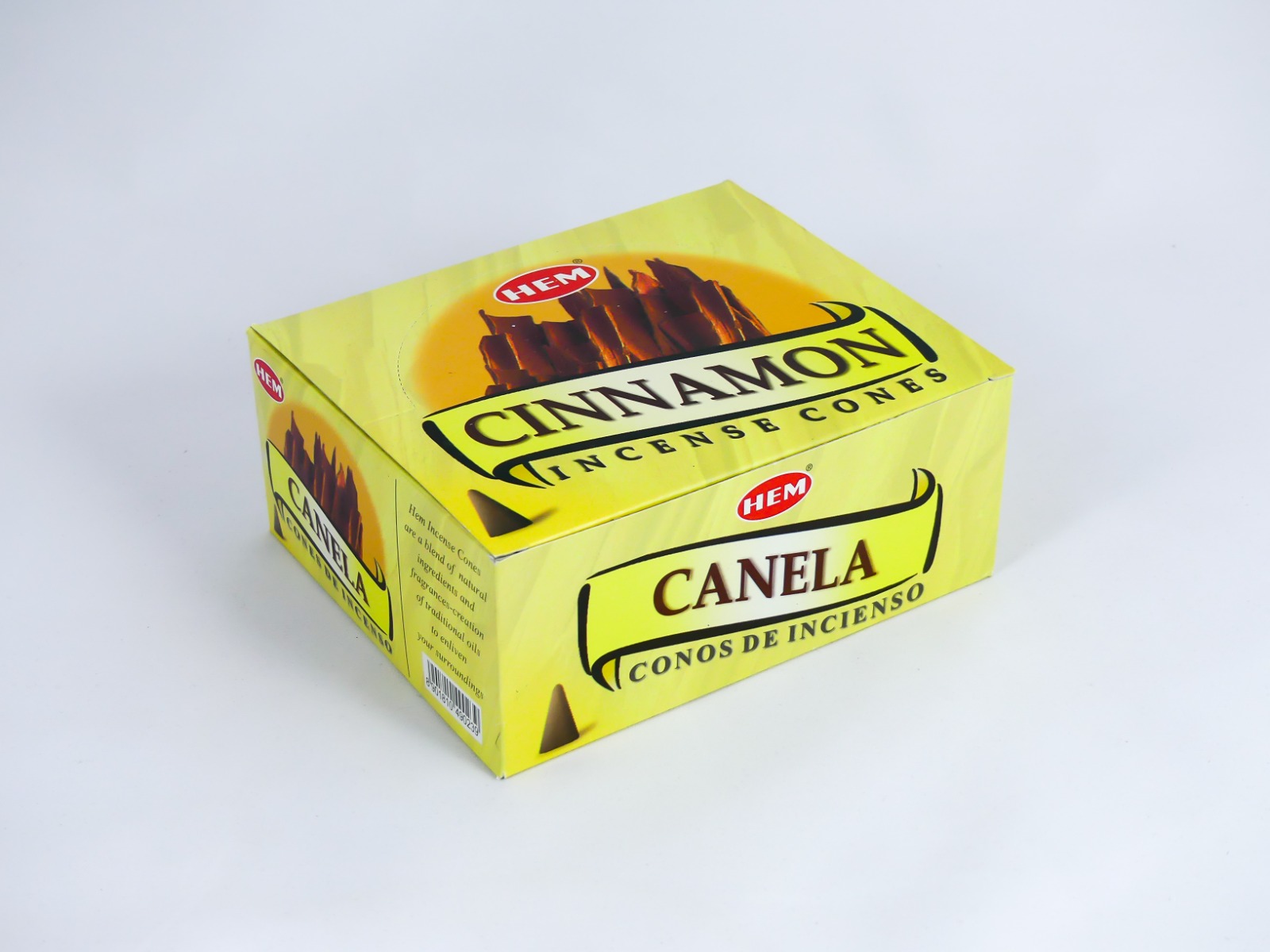 LalaShops HEM Wierook Kegels / Cones - Kaneel / Cinnamon - Voordeelbox (12 Pakjes / 120 Kegels)