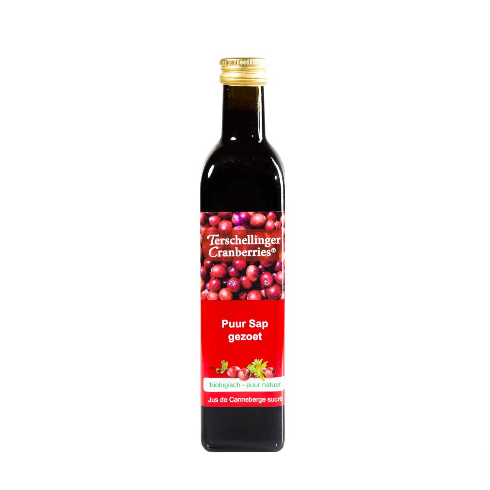 Terschellinger Cranberries Cranberrysap Gezoet