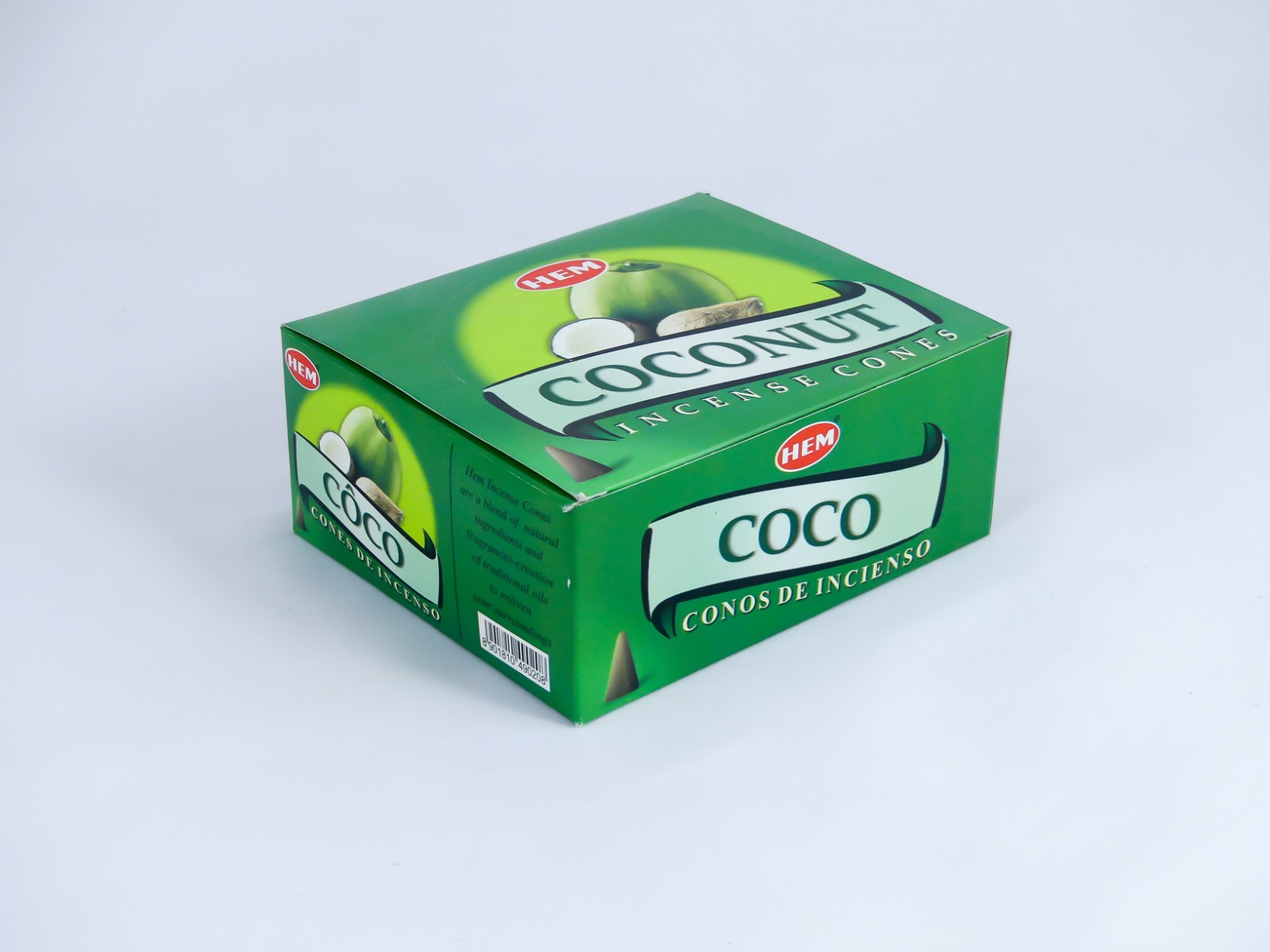 LalaShops HEM Wierook Kegels / Cones - Kokos / Coconut - Voordeelbox (12 Pakjes / 120 Kegels)