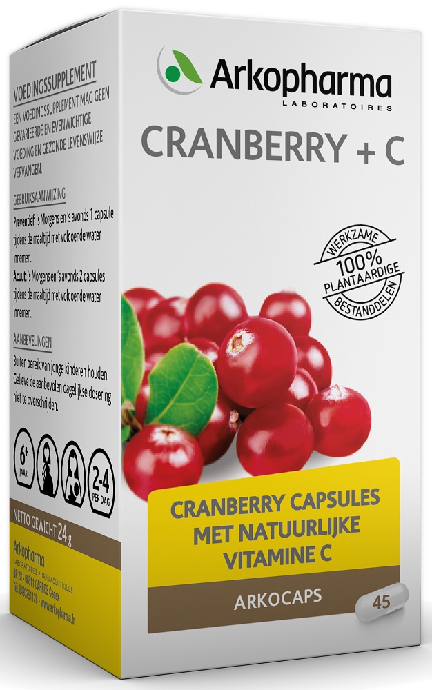 Cranberry + C Capsules 45st