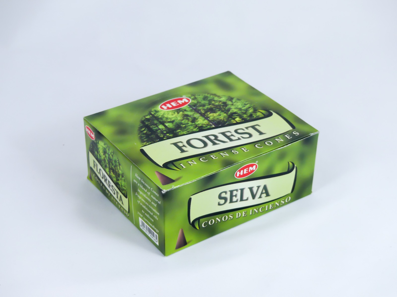 LalaShops HEM Wierook Kegels / Cones - Bos / Forest - Voordeelbox (12 Pakjes / 120 Kegels)