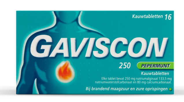 250 Pepermunt Kauwtabletten
