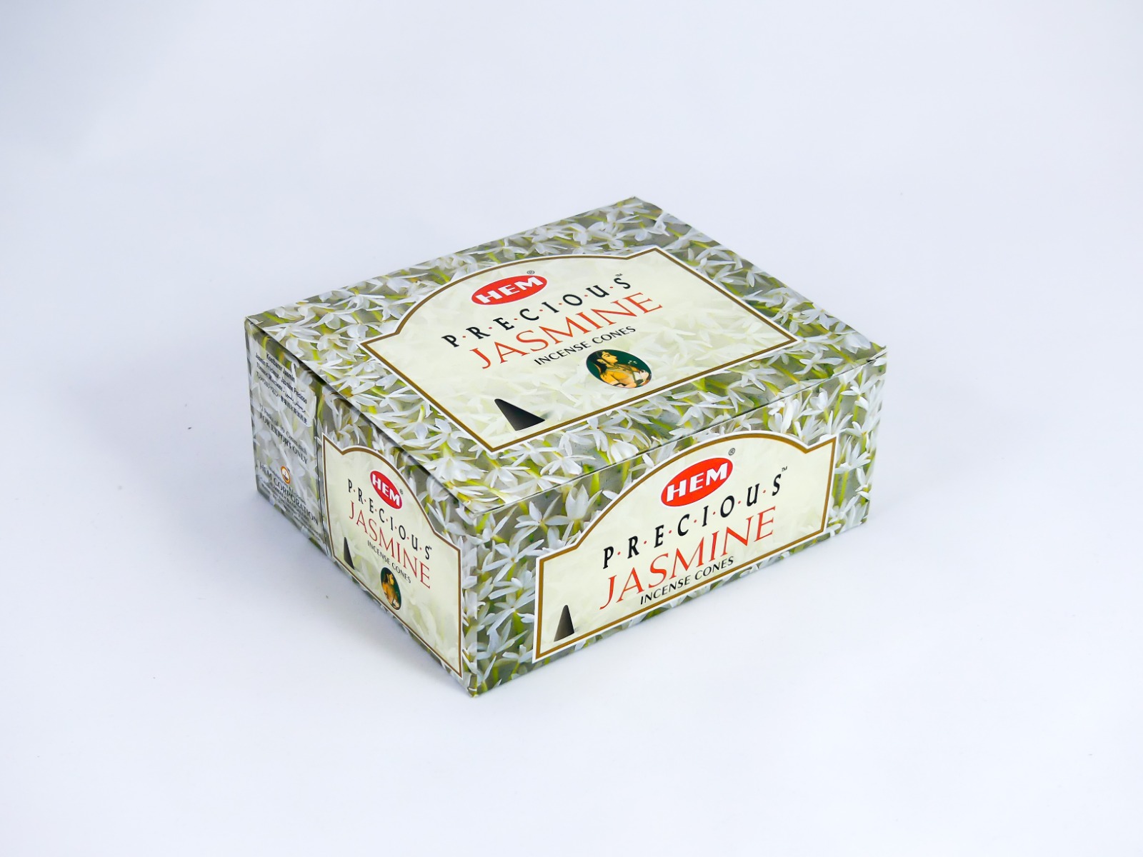 LalaShops HEM Wierook Kegels / Cones - Jasmijn / Jasmine (Precious) - Voordeelbox (12 Pakjes / 120 Kegels)