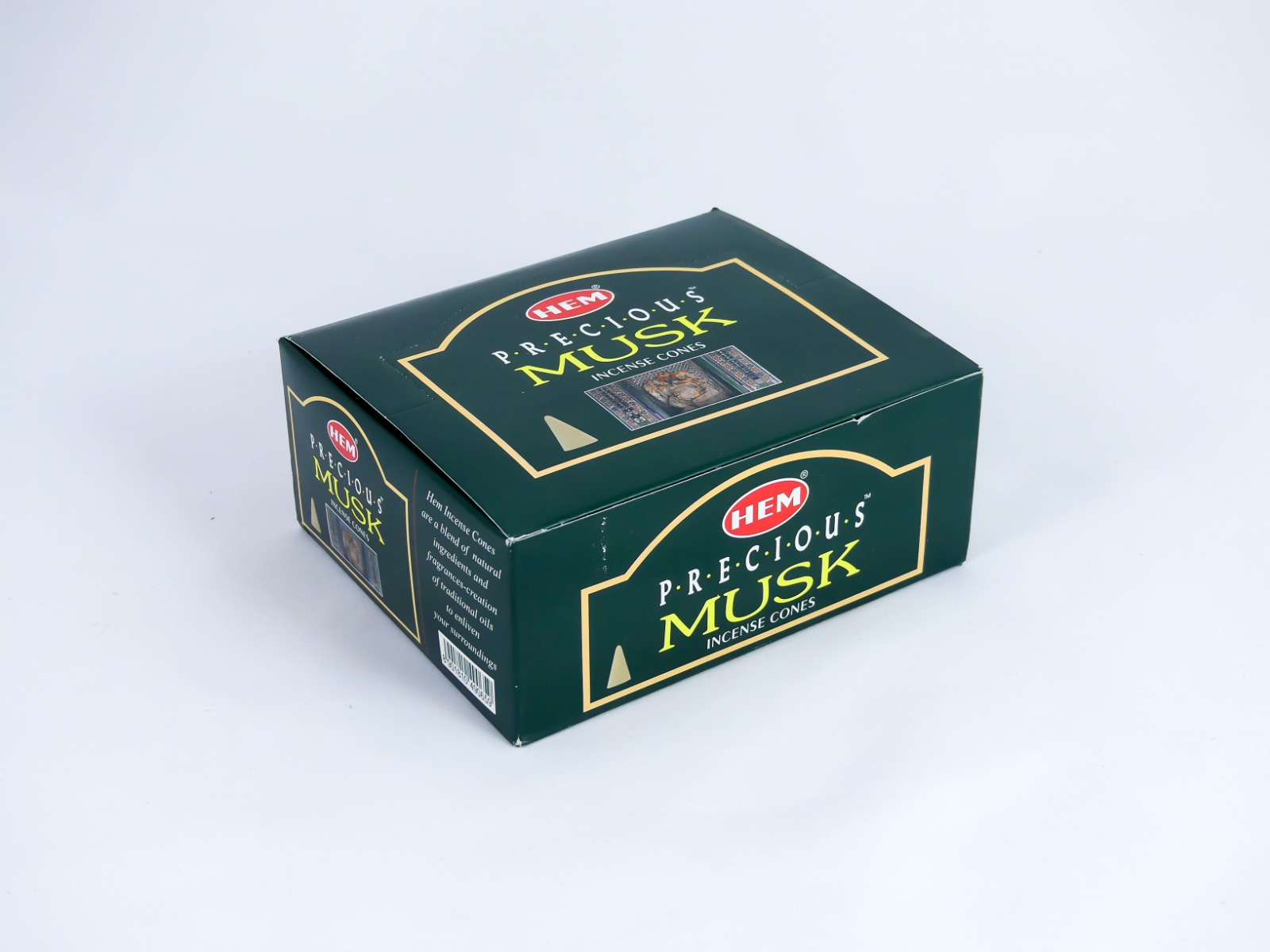 LalaShops HEM Wierook Kegels / Cones - Musk (Precious) - Voordeelbox (12 Pakjes / 120 Kegels)