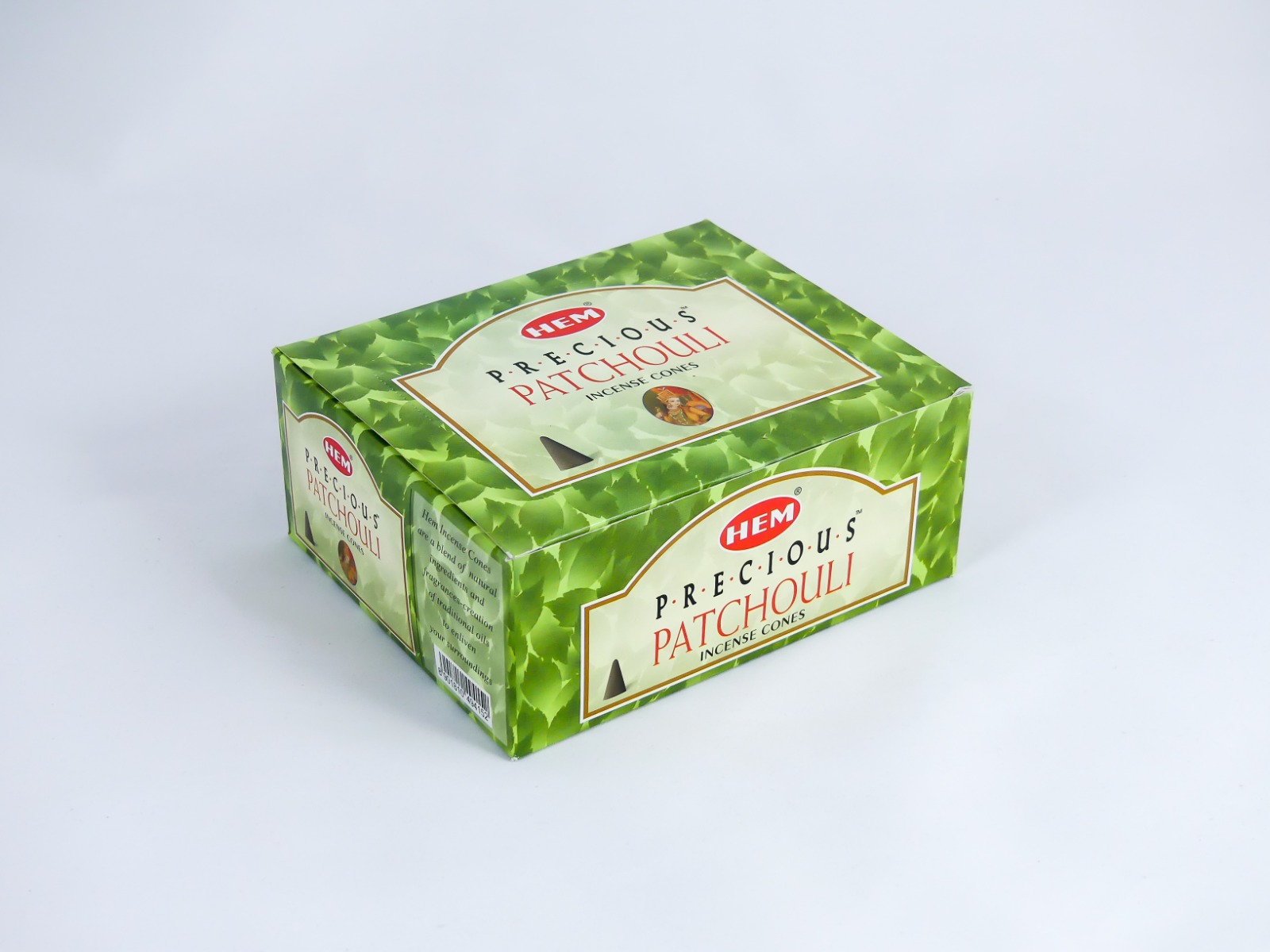 LalaShops HEM Wierook Kegels / Cones - Patchoeli / Patchouli (Precious) - Voordeelbox (12 Pakjes / 120 Kegels)