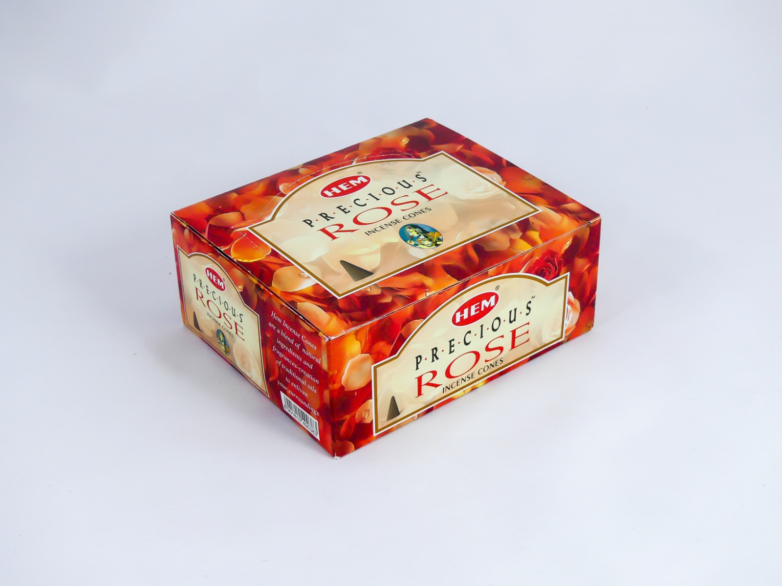 LalaShops HEM Wierook Kegels / Cones - Roos / Rose (Precious) - Voordeelbox (12 Pakjes / 120 Kegels)