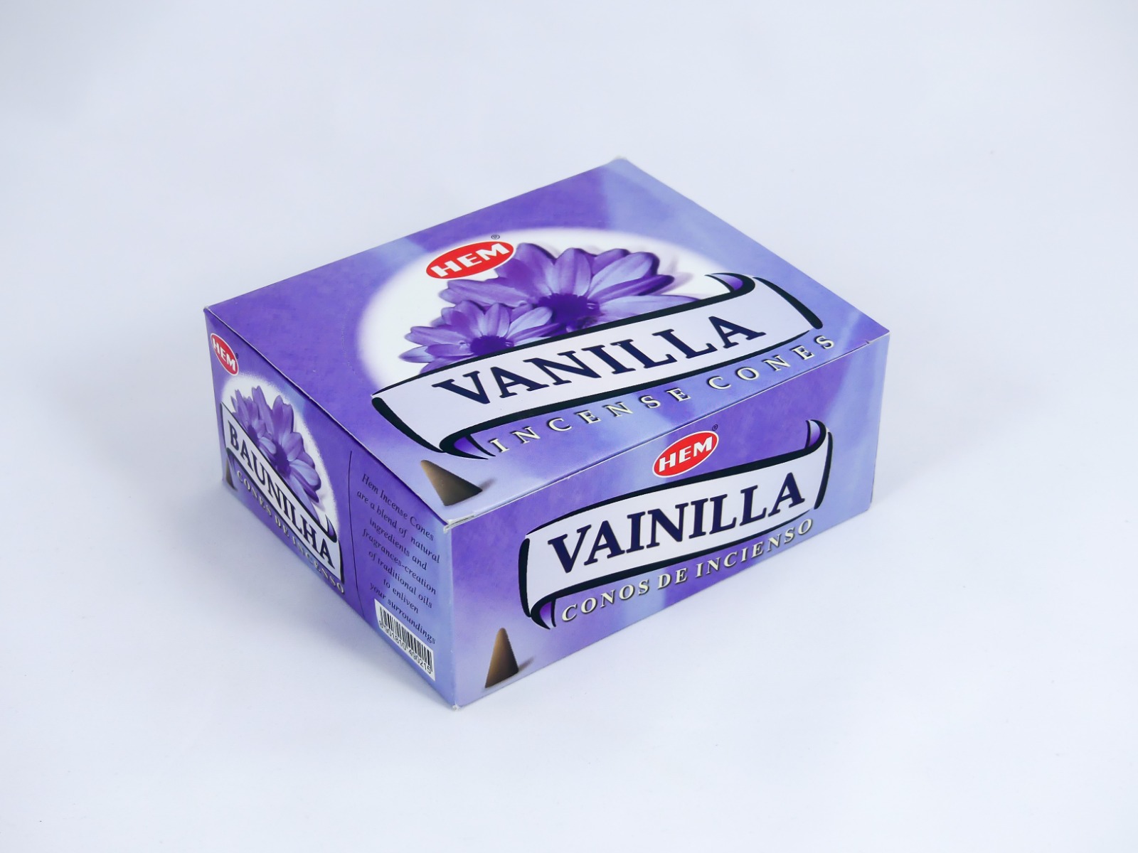 LalaShops HEM Wierook Kegels / Cones - Vanille / Vanilla - Voordeelbox (12 Pakjes / 120 Kegels)