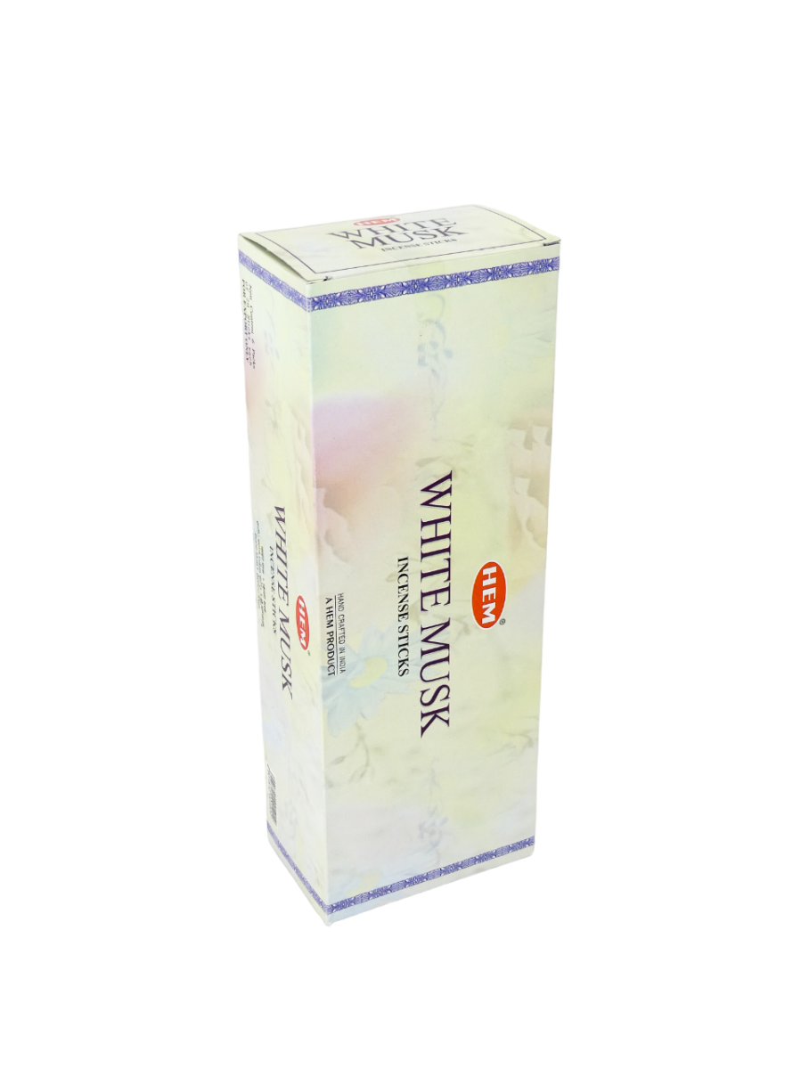 LalaShops HEM Wierook - White Musk - Slof / Voordeelbox (6 Pakjes / 120 stokjes)