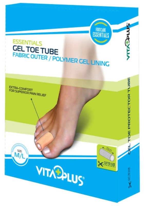 Essentials gel toe tube maat m/l 1 Stuk