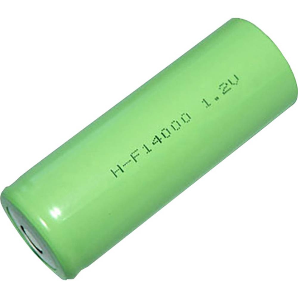 F14000 Speciale oplaadbare batterij 3/2 D Geschikt voor hoge stroomsterktes, Flat-top NiMH 1.2 V 14000 mAh
