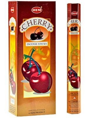 LalaShops HEM Wierook - Cherry - Slof / Voordeelbox (6 Pakjes / 120 stokjes)
