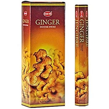LalaShops HEM Wierook - Ginger - Slof / Voordeelbox (6 Pakjes / 120 stokjes)