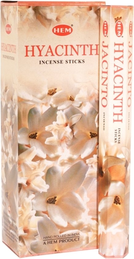 LalaShops HEM Wierook - Hyacint - Slof / Voordeelbox (6 Pakjes / 120 stokjes)