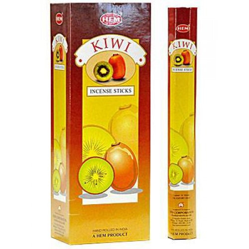 LalaShops HEM Wierook - Kiwi - Slof / Voordeelbox (6 Pakjes / 120 stokjes)