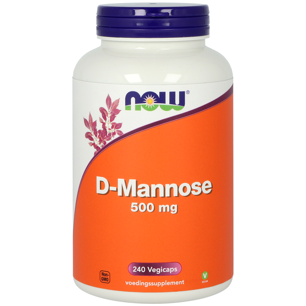 NOW D-Mannose 500mg Capsules