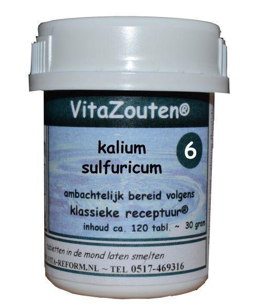 Kalium sulfuricum celzout 6/6 120tab