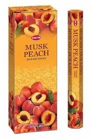 LalaShops HEM Wierook - Musk Peach - Slof / Voordeelbox (6 Pakjes / 120 stokjes)