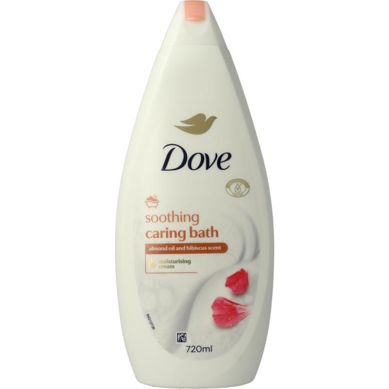 Soothing caring bath cream almond oil & hibiscus 720 ML