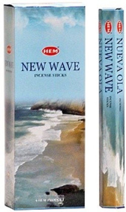 LalaShops HEM Wierook - New Wave - Slof / Voordeelbox (6 Pakjes / 120 stokjes)